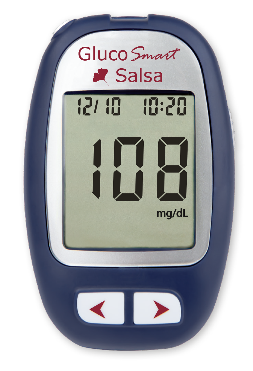 GlucoSmart Salsa Blutzuckermessgerät Diabetes Blutzucker Messung MSP bodmann
